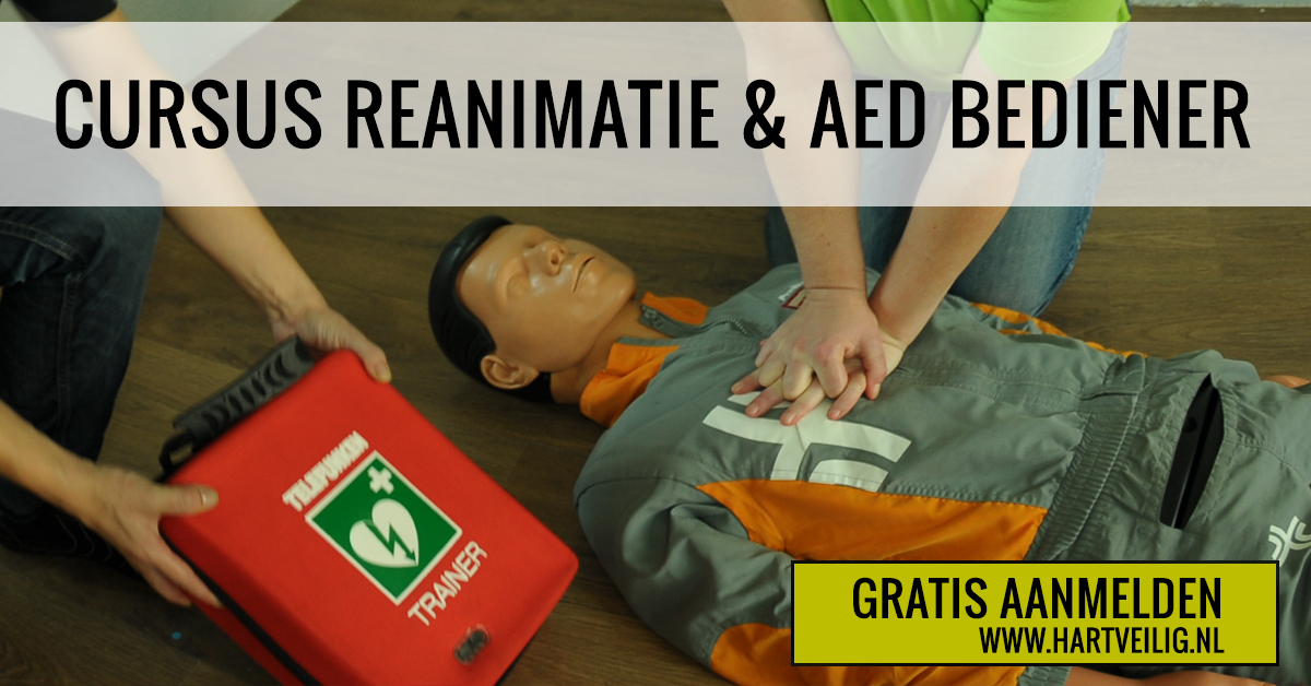 Schrijf je gratis in voor een cursus reanimatie & AED